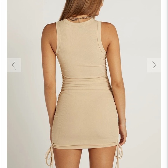 * SOLD* DISSH CREAM KNIT MINI DRESS - Picture 3 of 4